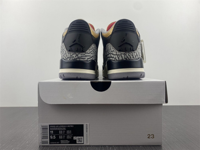 air jordan 3 wmns “black gold” ck9246-067
