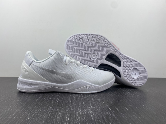 nike kobe 8 protro “triple white” fj9364-100