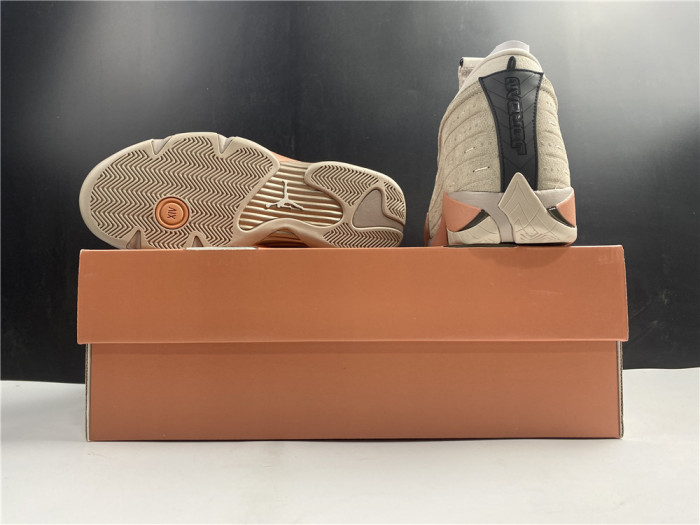 clot air jordan 14 low sepia stone dc9857-200