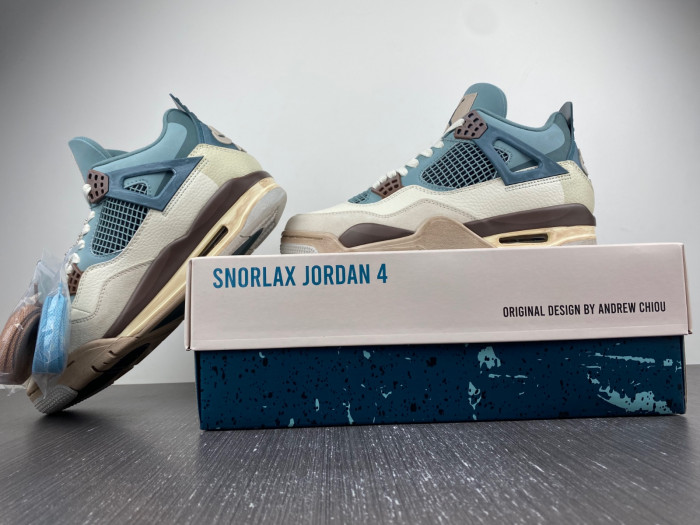 air jordan 4 snorlax custom aj4-kncw