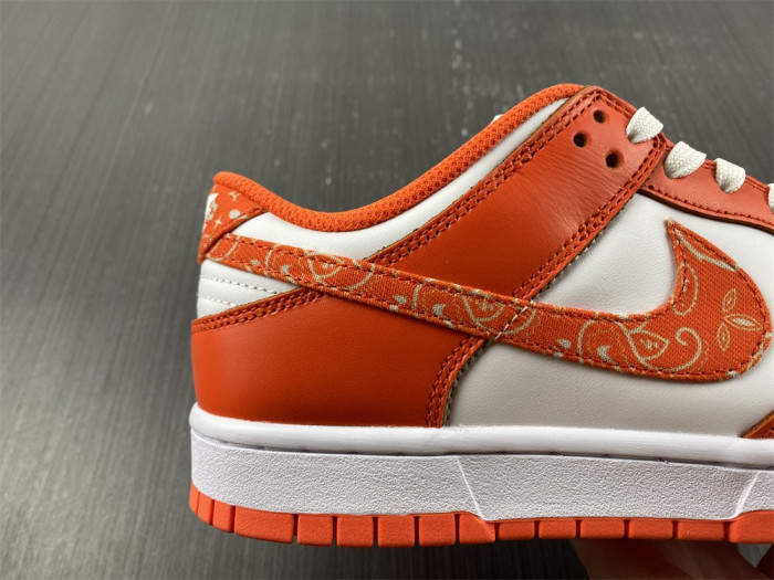 nike dunk low “orange paisley” dh4401-103