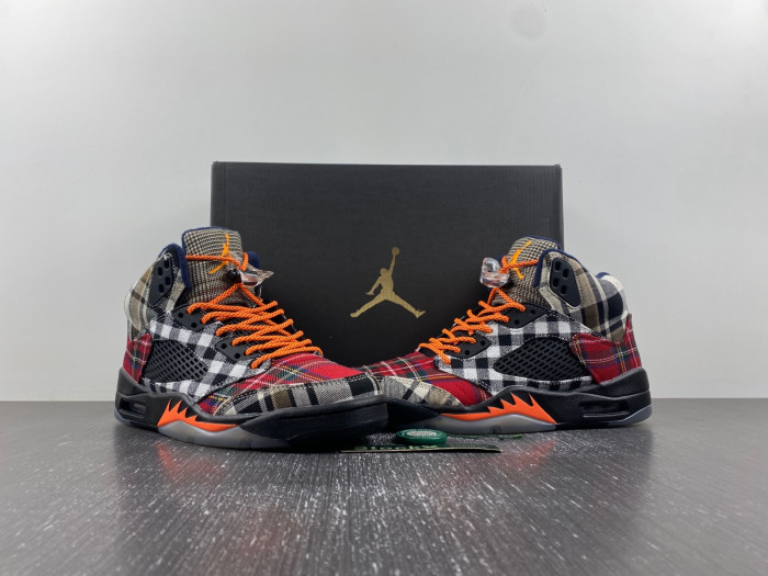 air jordan 5 retro plaid fd4814-008
