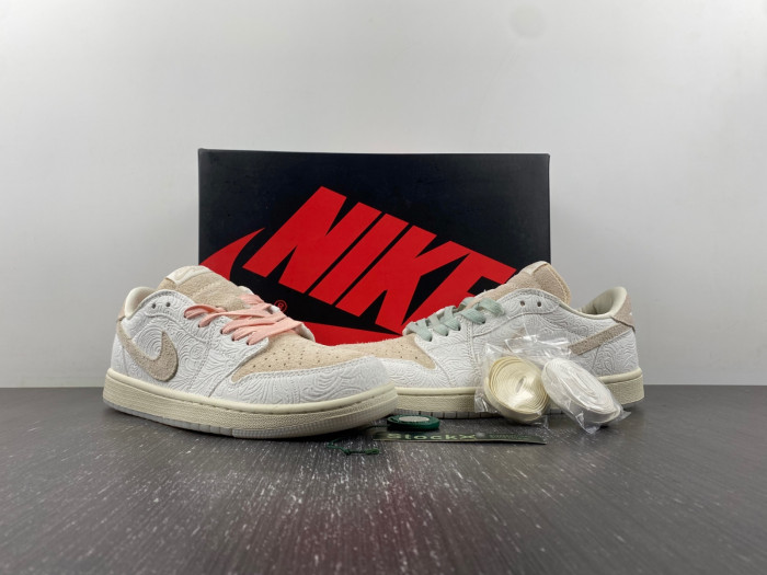 chris paul x air jordan 1 low og “give them flowers” fz0455-200