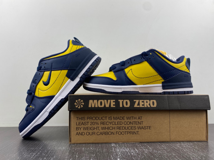 nike dunk low disrupt 2 michigan dv4024-400