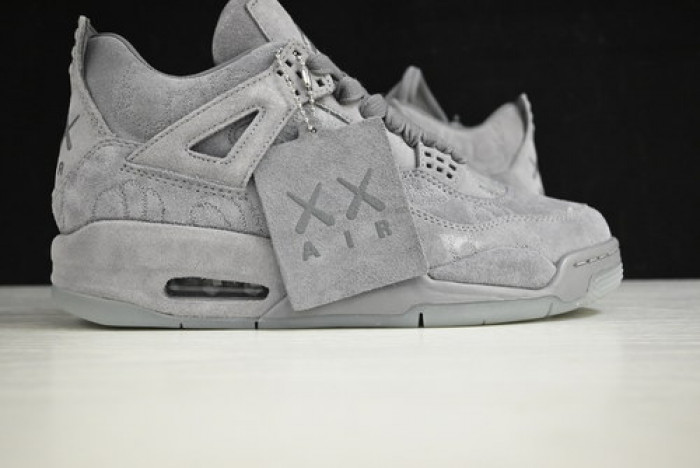 nike air jordan 4 retro kaws cool grey 930155 003