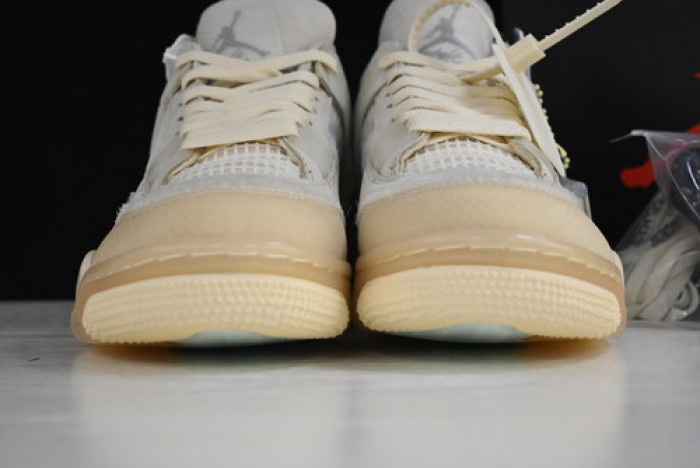 off-w x air jordan 4 retro sail cv9388-100