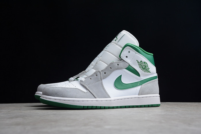 air jordan 1 mid grey green dc7294-103