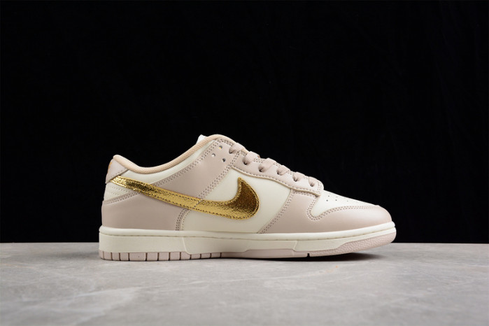 nike dunk low phantom metallic gold dx5930-001