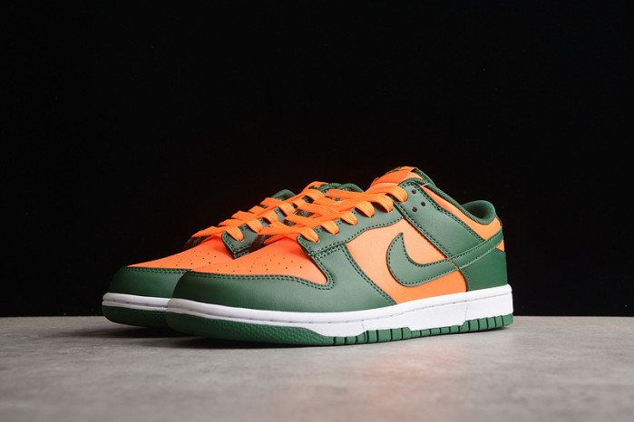 nike dunk low retro miami hurricanes dd1391-300
