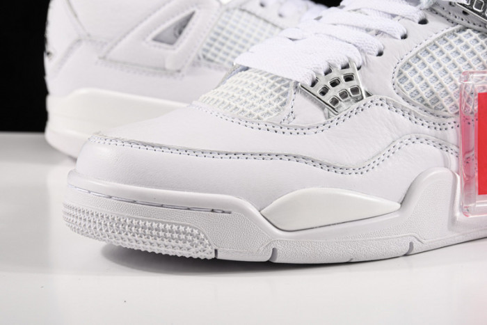 air jordan 4 retro “pure money” white 308497-100