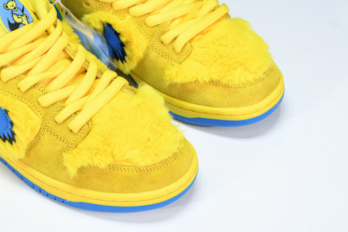 grateful dead x nike sb dunk low“ yellow bear” cj5378-700