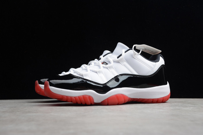 air jordan 11 low white bred av2187-160