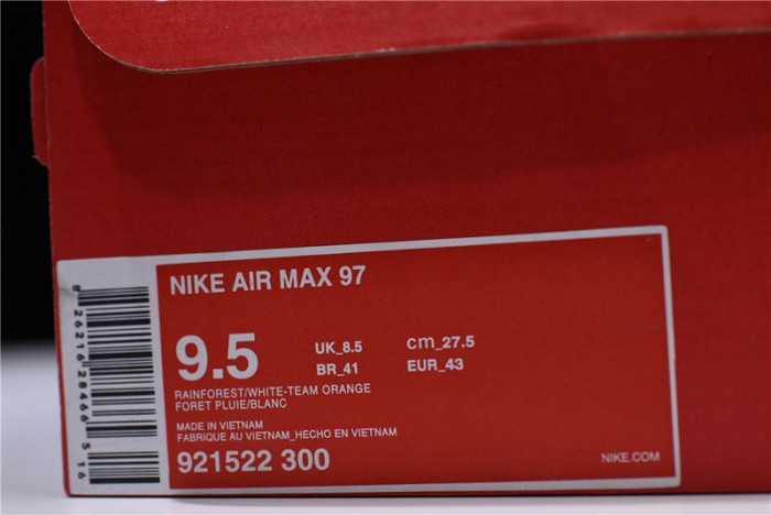 nike air max 97 gs "rainforest" 921522-300