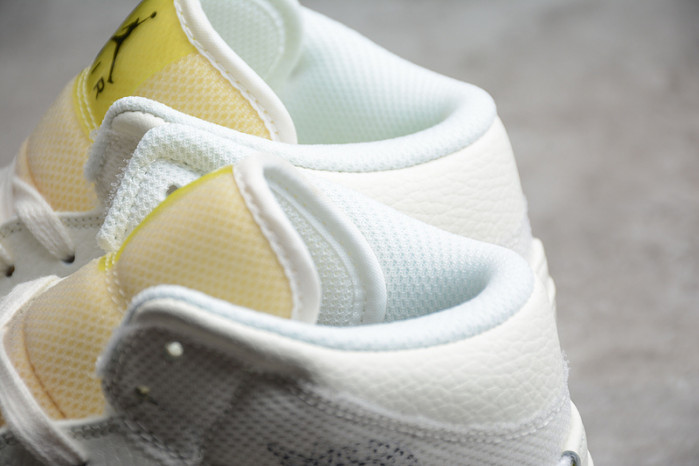 air jordan 1 mid se voltage yellow" db2822-107