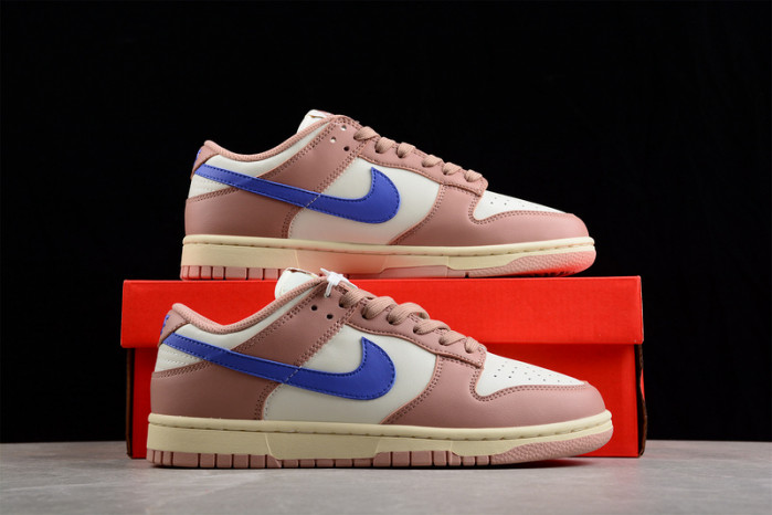 wmns nike dunk low “pink oxford” dd1503-601