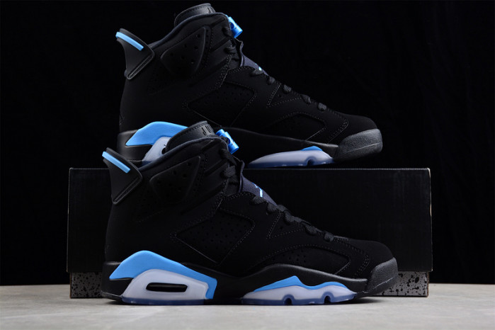 air jordan 6 retro “university blue” mens 384664-006