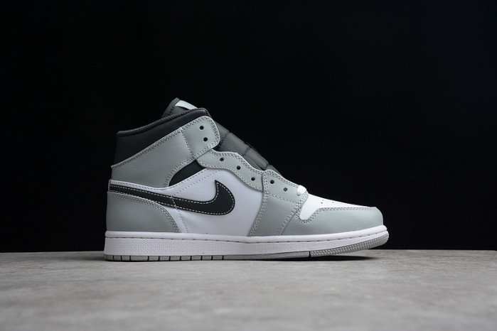 air jordan 1 mid light smoke grey 554724-078