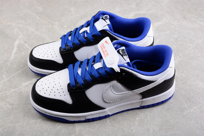 nike dunk low white/white-black-game royal fd9064-110
