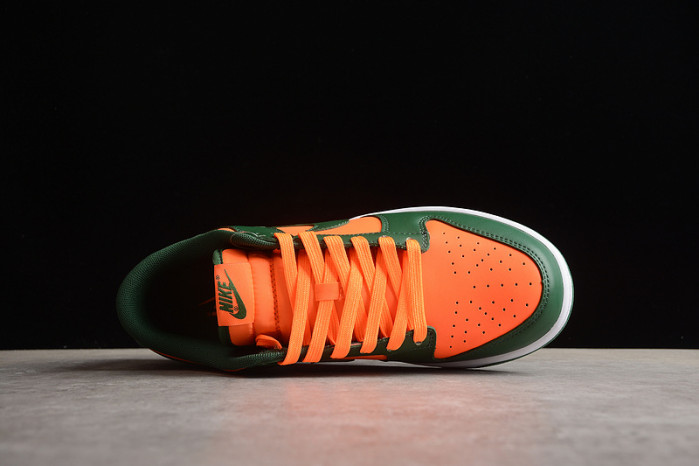 nike dunk low retro miami hurricanes dd1391-300