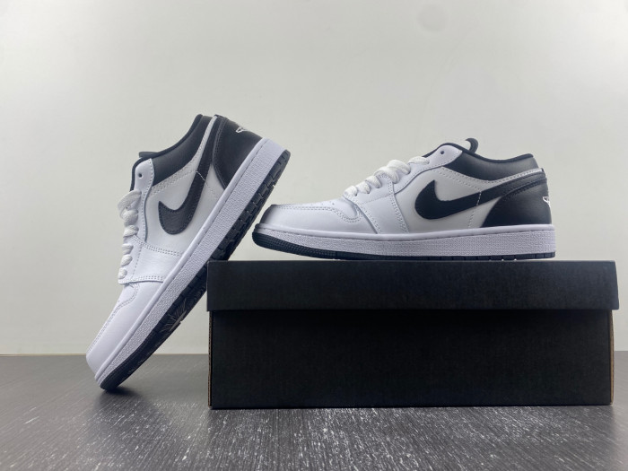 air jordan 1 low “white/black” 553558-132