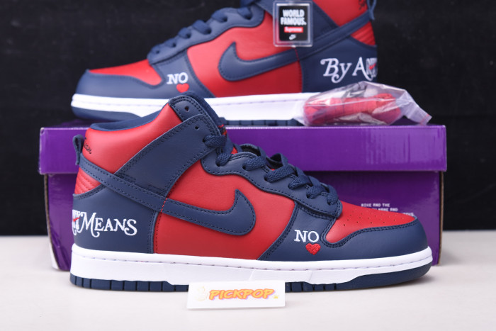 nike dunk high spme by any means navy dn3741-600
