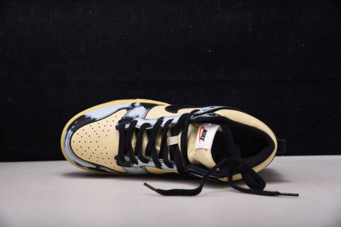 nike dunk high 1985 black acid wash