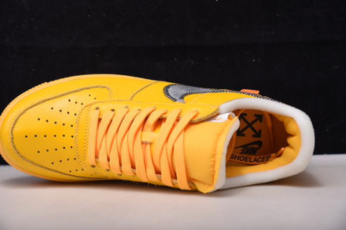 nike air force 1 low university gold metallic silver dd1876-700