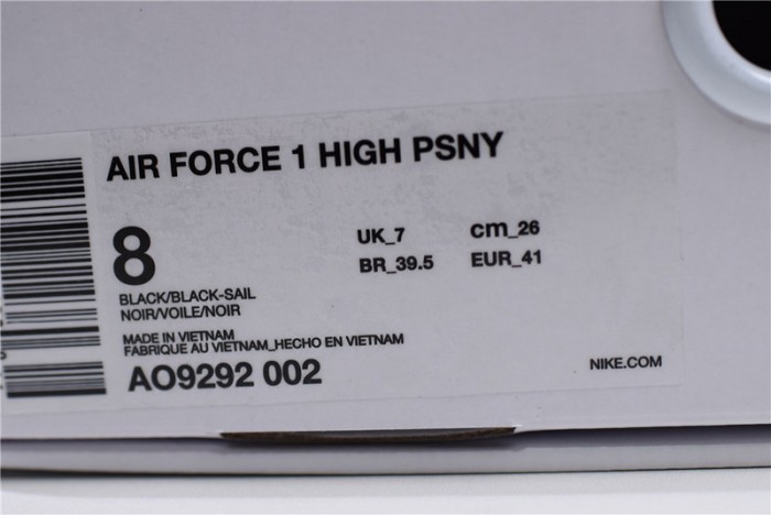 air force 1 high psny black ao9292-002