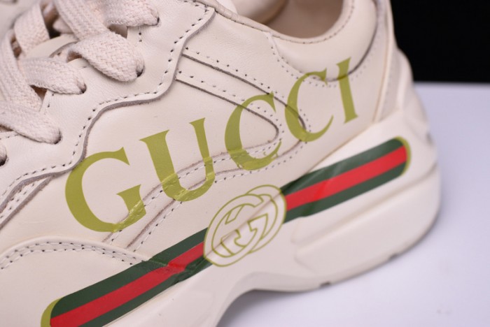 g*u*i logo rhyton vintage trainer sneaker