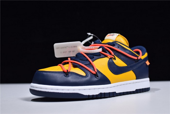 off-w x nike dunk low michigan ct0856-700