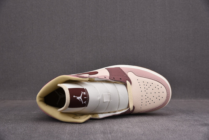 air jordan 1 mid se dark pony smoky mauve do7440-821