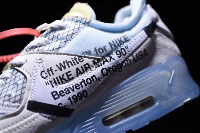 ow x nike air max 90 sail muslin virgil abloh aa7293-100