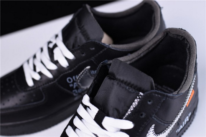 ow x nike air force 1 07 low black av5210-001