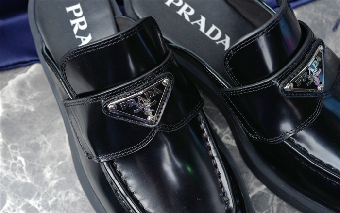 PRAD* LEATHER MULES