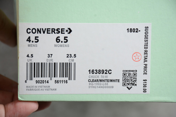 CONVERSE CHUCK 70 HI X OFF WHITE OG00105