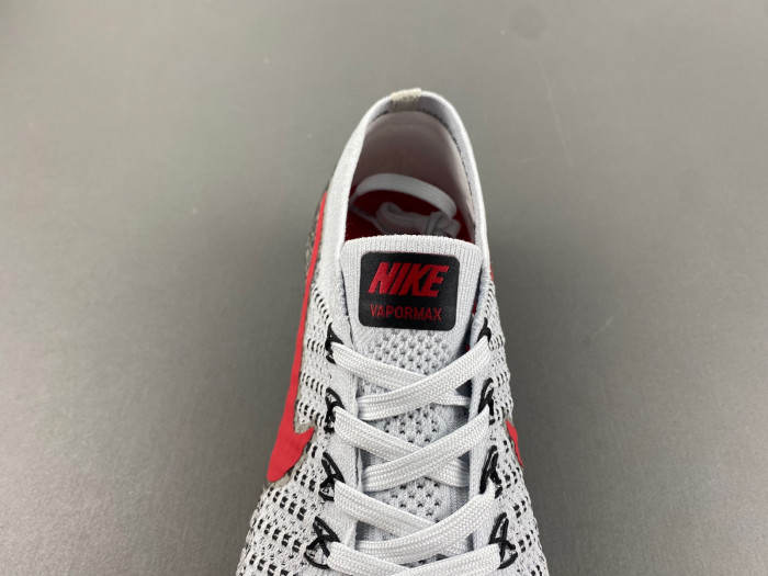 Nike Air VaporMax Platinum Red Black 849558-020