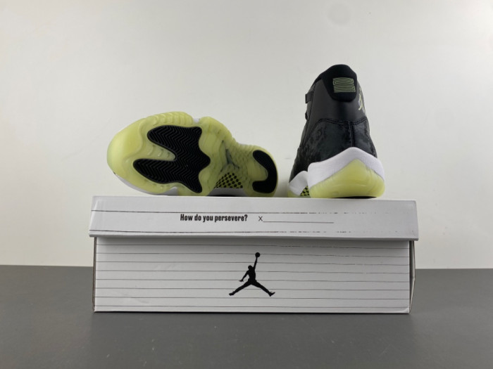 AIR Jordan 11 Retro Black Barely Volt IB1378-001