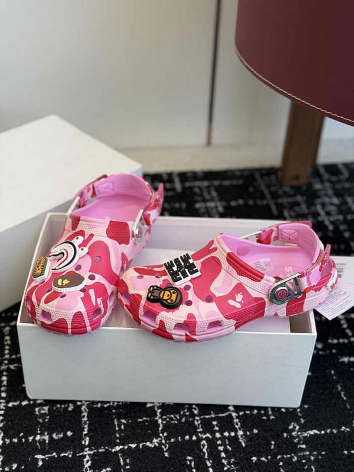 BAPE × Cr0c5 Camo pink BC04