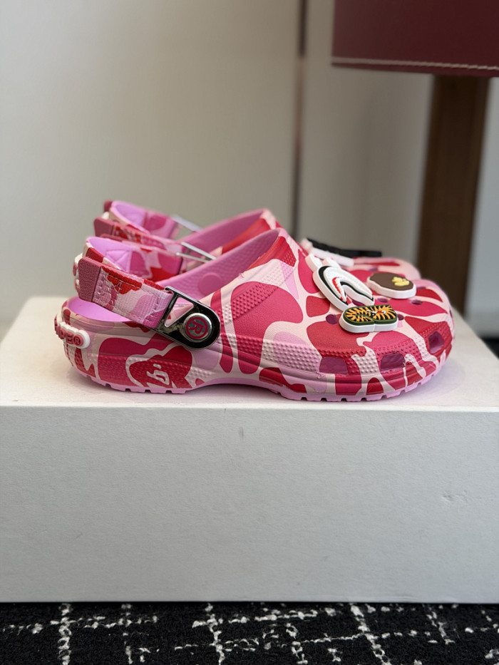 BAPE × Cr0c5 Camo pink BC04