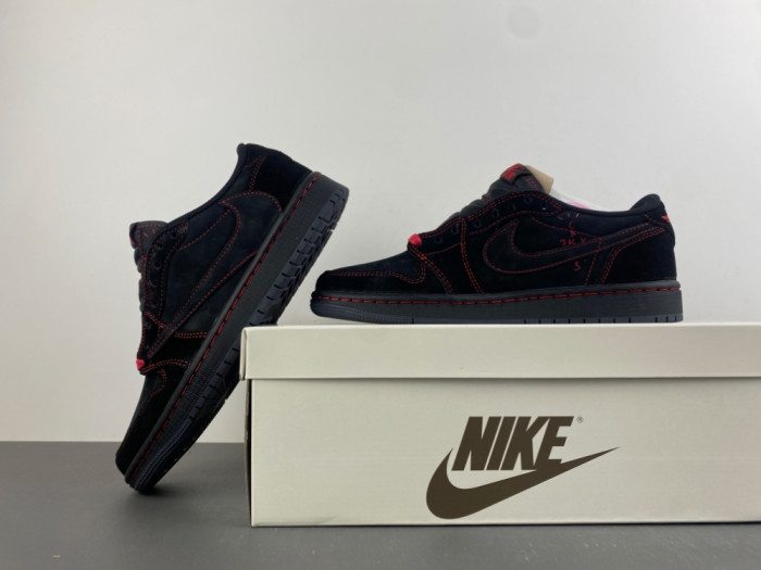 Air Jordan 1 Low Travis Scott BLACK OLIVE DM7866-003