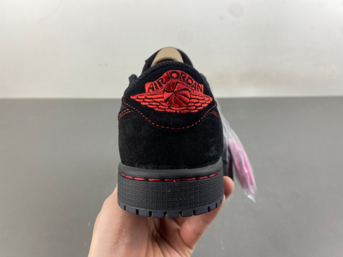 Air Jordan 1 Low Travis Scott BLACK OLIVE DM7866-003