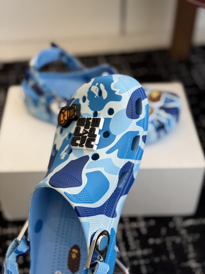 BAPE × Cr0c5 Camo blue BC03