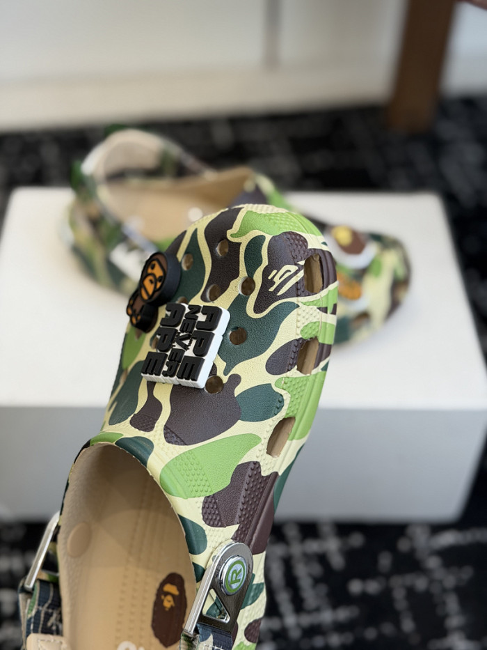 BAPE × Cr0c5 Camo Green BC01