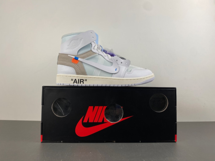 Virgil Abloh Archive x Air Jordan 1 High “Alaska” AA3834-100